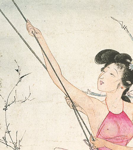 东源-胡也佛的仕女画和最知名的金瓶梅秘戏图